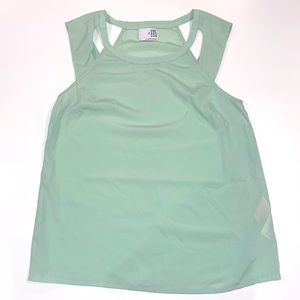 Pastel green detail sleeve shirt - Small - Vero Moda